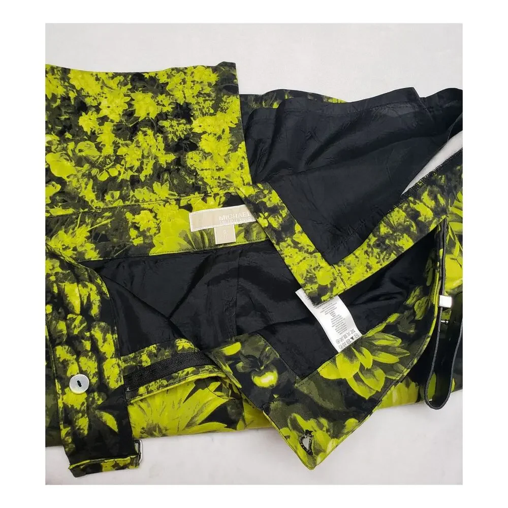 Michael Kors Y2K Floral Pencil Skirt 8 Office Siren Corporate Chic Vintage